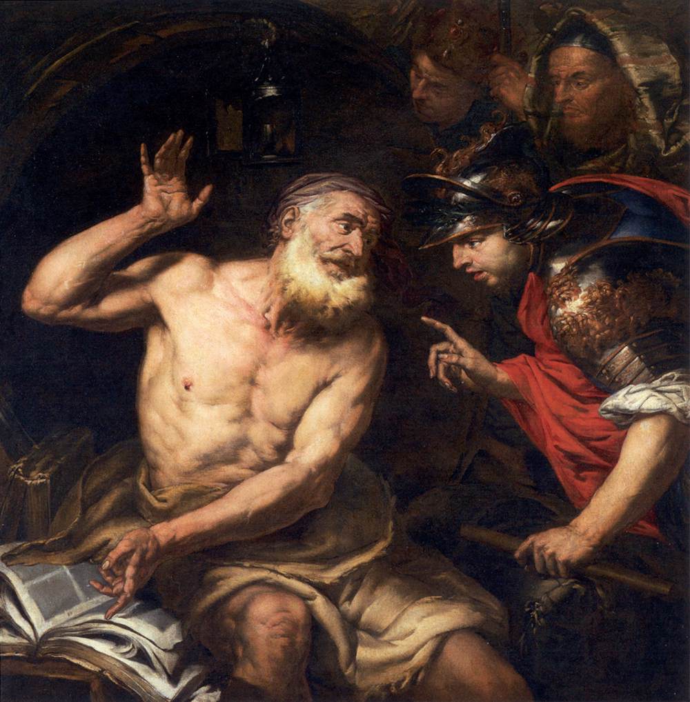 Giambattista Langetti - Alessandro e Diogene